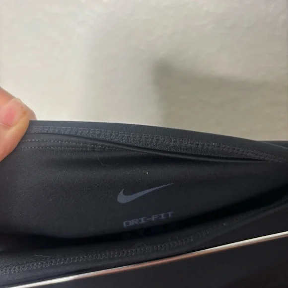 Nike Team One 7/8 Tight Black Leggings High Rise Mesh Ankle Size XS - Picture 7 of 8